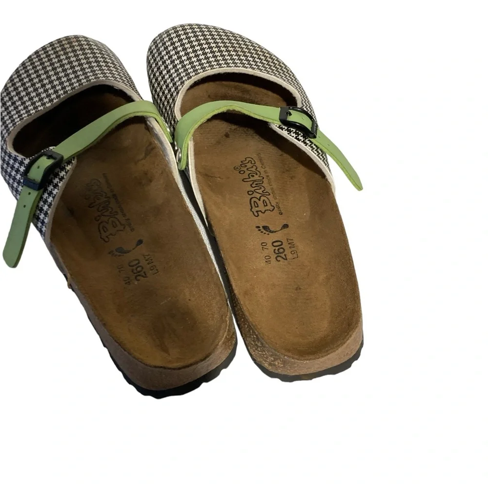 Birkie’s Houndstooth MaryJanes slip on sandals size 9.5 40 uk - Picture 4 of 11